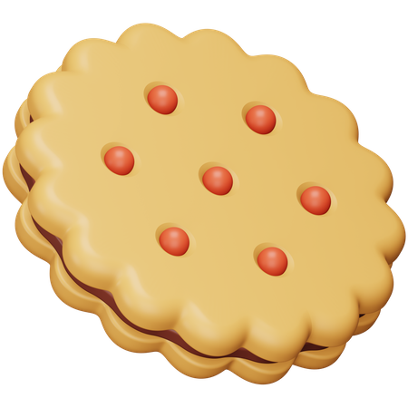 Biscuit  3D Icon