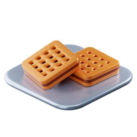 Biscuit  3D Icon