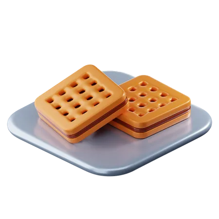 Biscuit  3D Icon