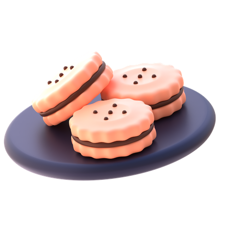 Biscuit  3D Icon