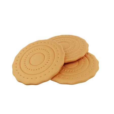 Biscuit  3D Icon