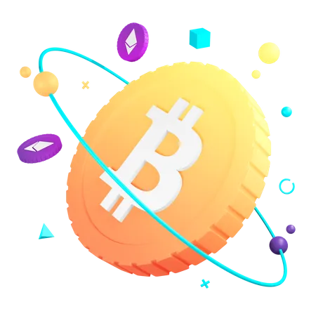 Bitcoin  3D Illustration