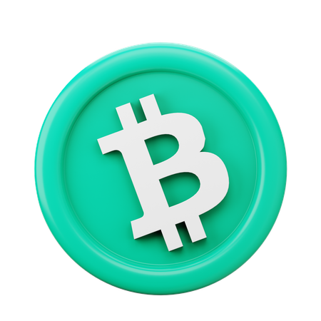 Moeda Bitcoin Cash BCH  3D Icon