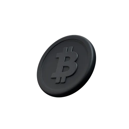 Moneda criptográfica Bitcoin  3D Icon