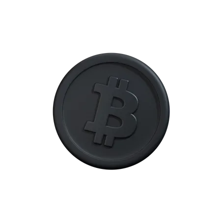 Moneda criptográfica Bitcoin  3D Icon