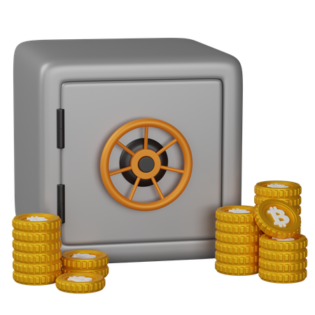 Bitcoin Depository  3D Icon