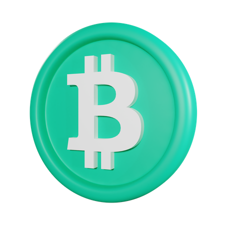 Moeda de dinheiro bitcoin  3D Icon