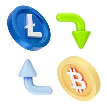 Bitcoin Exchange  3D Icon