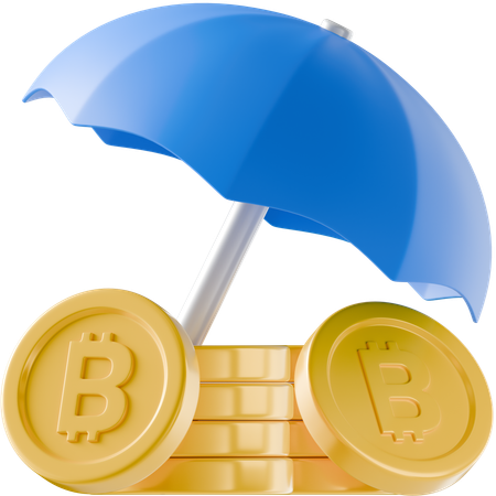 Bitcoin Insurance  3D Icon