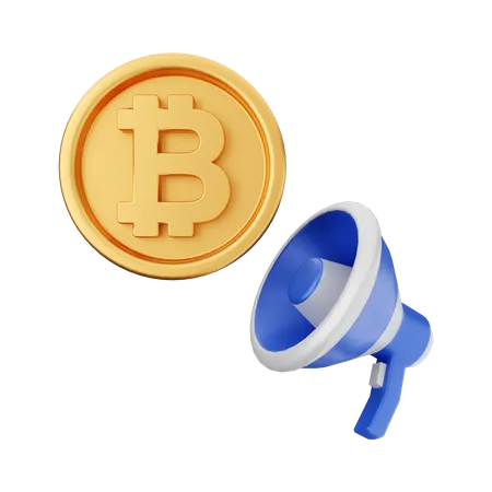 Bitcoin Promotion  3D Icon