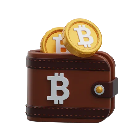 Bitcoin Wallet  3D Icon