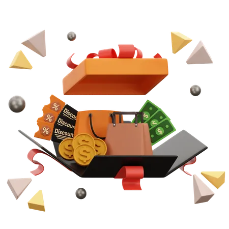 Black Friday Gift  3D Icon