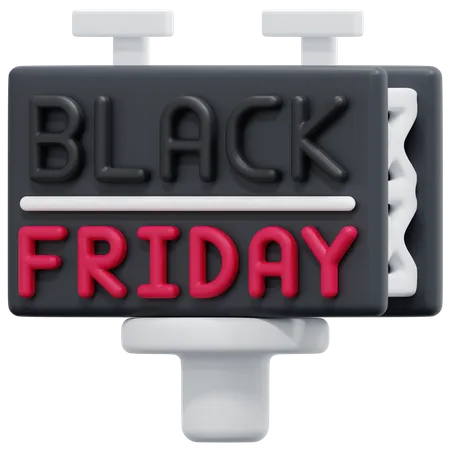 Black Friday Promotion  3D Icon