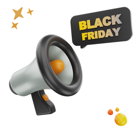 Black Friday Promotion  3D Icon