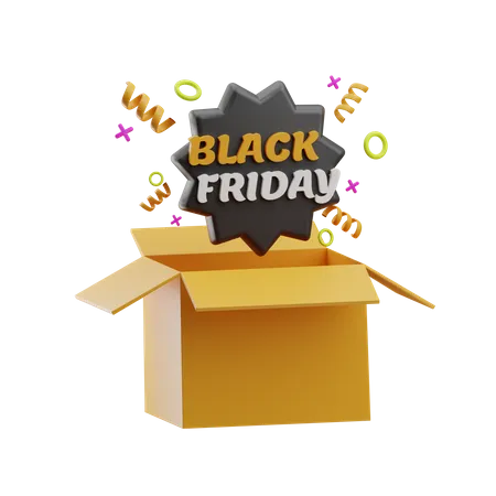 Black Friday Promotion  3D Icon