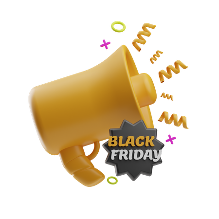 Black Friday Promotion  3D Icon