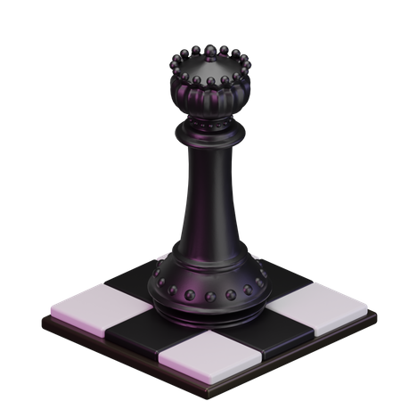 Black King  3D Icon