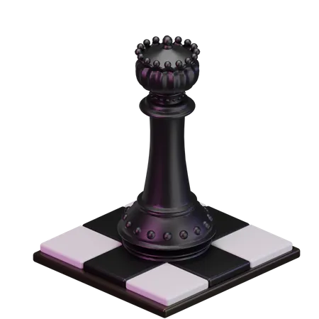 Black King  3D Icon