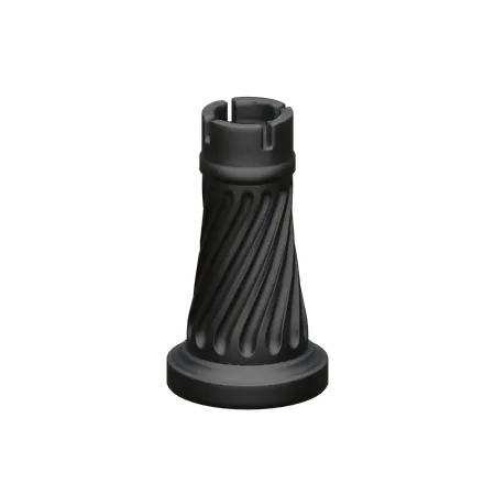 Black Rook  3D Icon