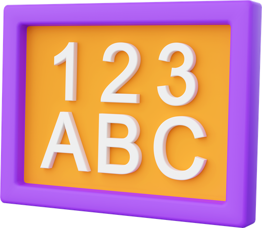 Blackboard  3D Icon