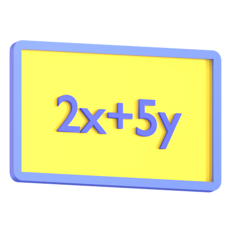 Blackboard  3D Icon