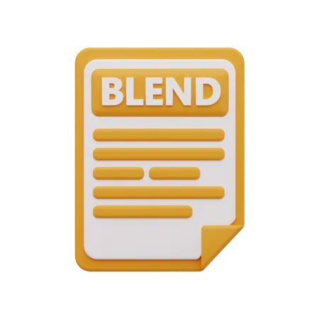 Blend file  3D Icon