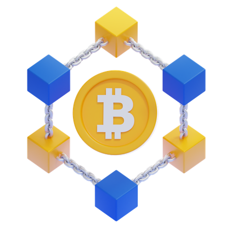 Blockchain  3D Icon