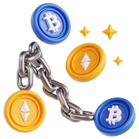 Blockchain  3D Icon