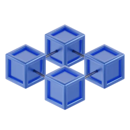 Blockchain  3D Icon