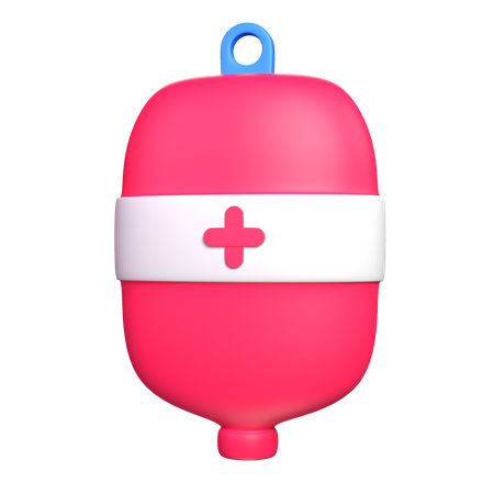 Blood Bag  3D Icon