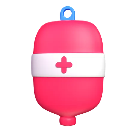 Blood Bag  3D Icon