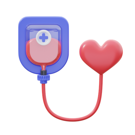 Blood Donation  3D Icon