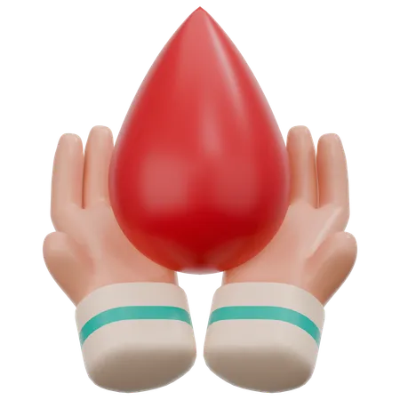 Blood Drop  3D Icon