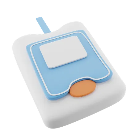 Blood Glucose Monitor  3D Icon