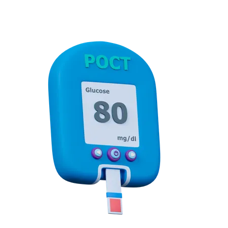 Blood Sugar Test  3D Icon