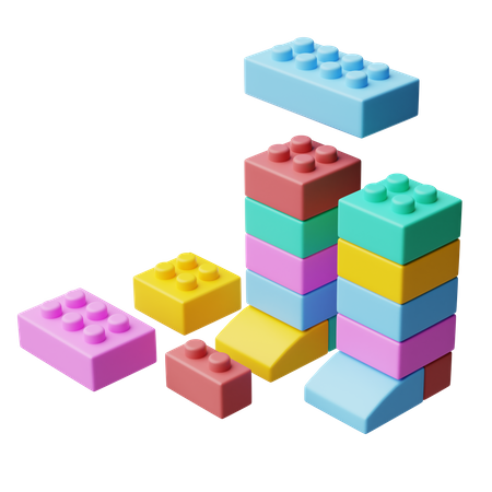 Bloque lego  3D Icon