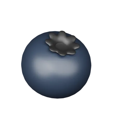 Blueberry  3D Icon