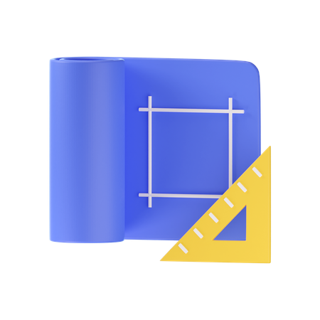 Blueprint  3D Icon