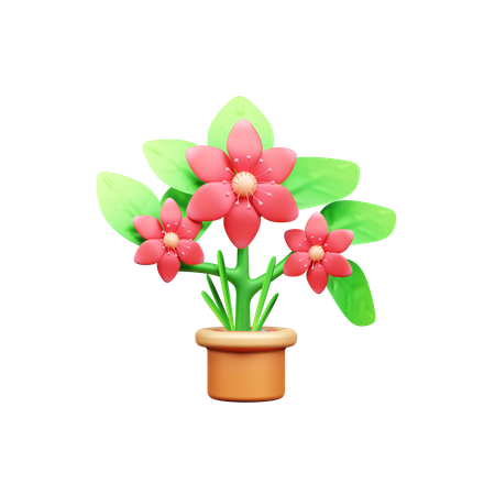 Blume Pflanze  3D Icon