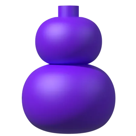 Blumenvase  3D Illustration