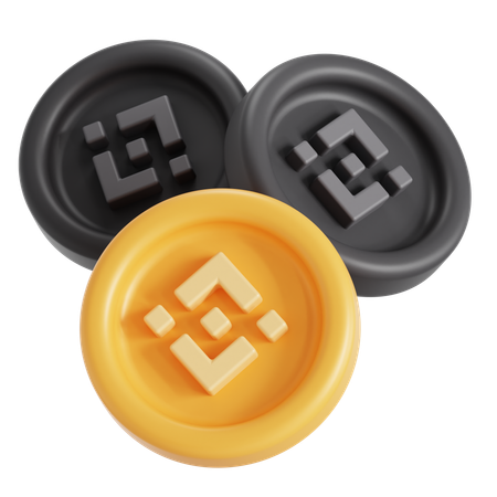 BNB coin  3D Icon