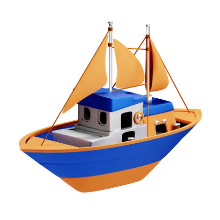 Boat  3D Icon