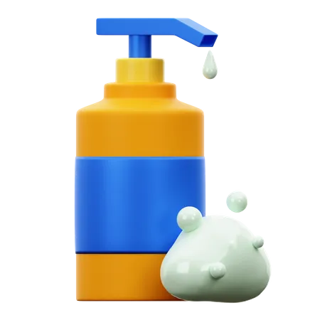 Body Lotion  3D Illustration