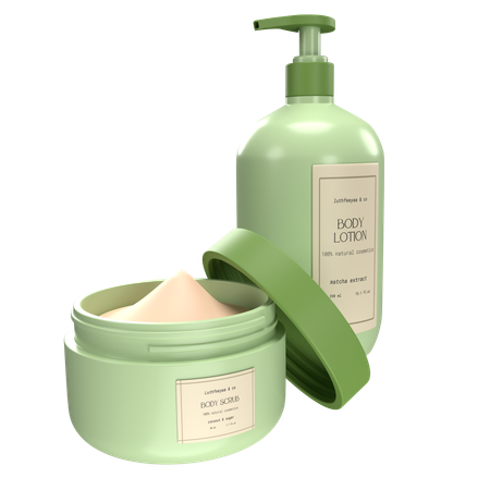 Body Lotion Body Scrub  3D Icon