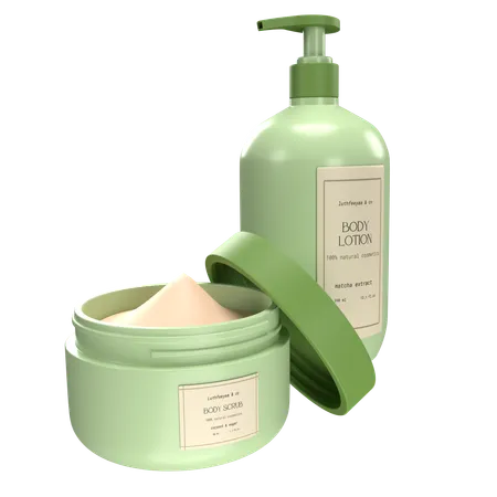 Body Lotion Body Scrub  3D Icon