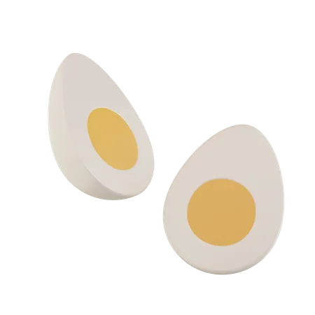 Boiled Eggs  3D Icon