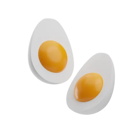 Boiled Eggs  3D Icon