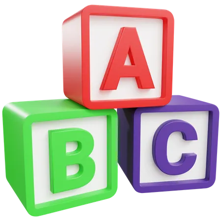 Jouet de boîte d’alphabet  3D Icon