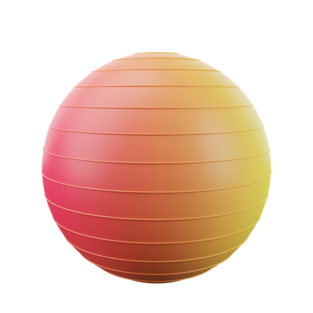 Bola de ioga  3D Icon