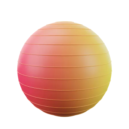 Bola de ioga  3D Icon